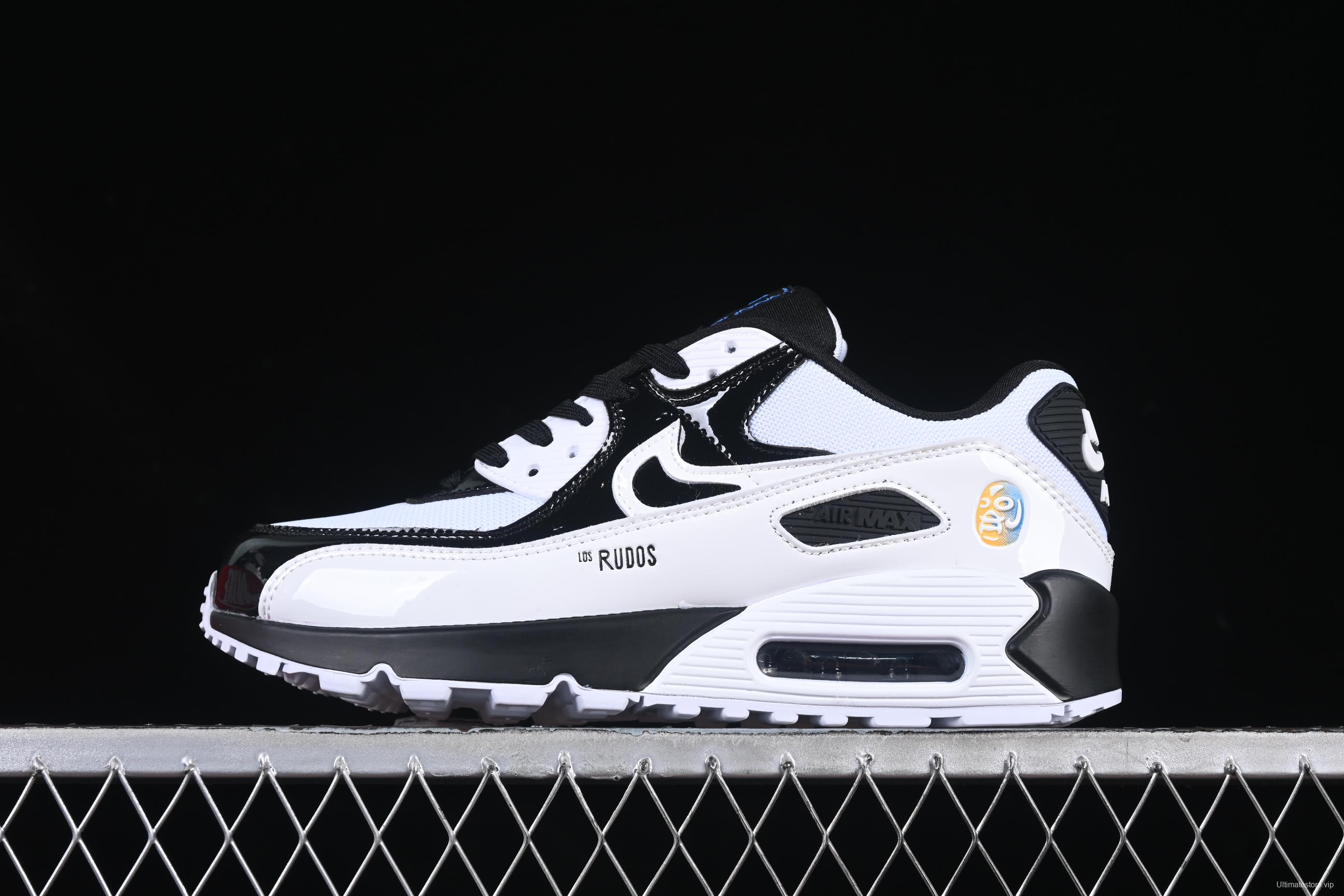 Nike Air Max 90 Retro Running Shoes with Visible Air Cushion - DM6178-010