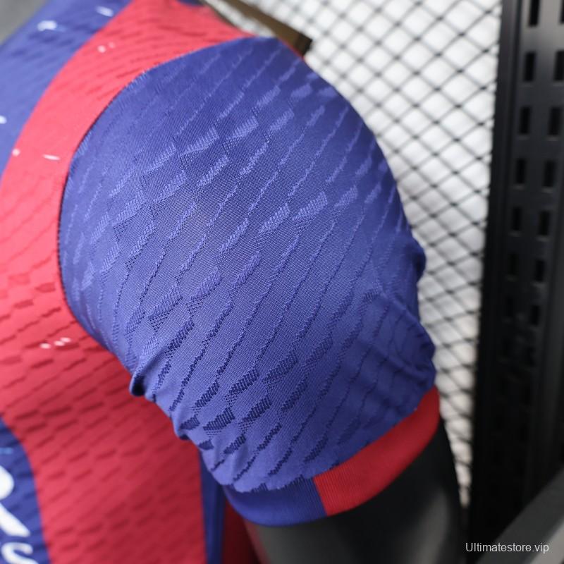 Player Version 25/26 Barcelona x Argentina Combined Messi Jersey