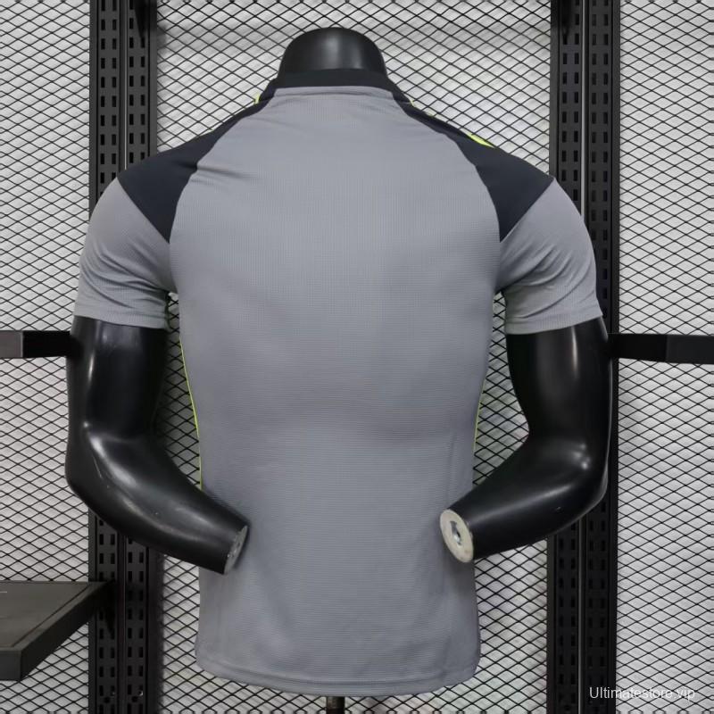 Player Version 25/26 Manchester United Grey with Gradient Wave Pattern Jersey