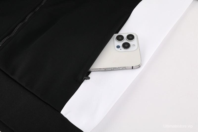 2025 NIKE Black/White Full Zipper Jacket +Long Pants