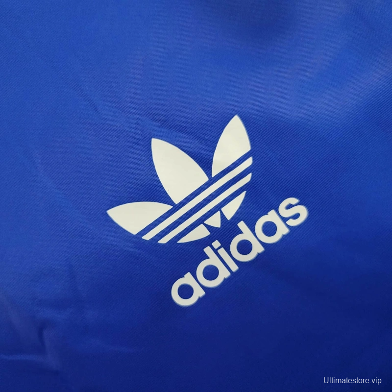 25/26 Boca Juniors Jacket Blue Windbreaker
