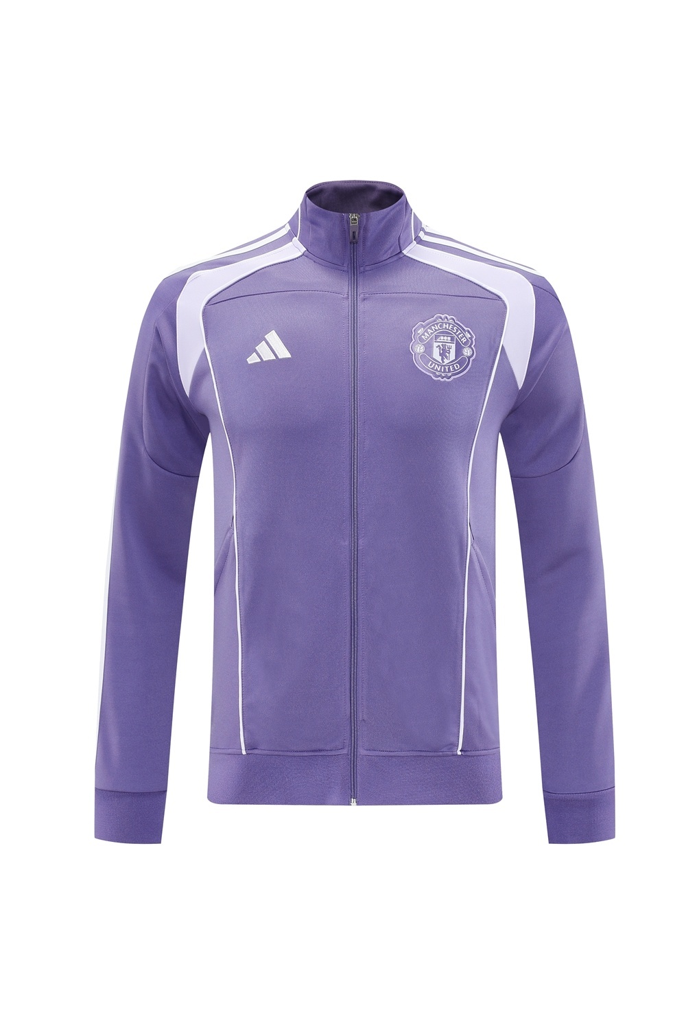 2025 Adidas Purple Full Zipper Jacket + Long Pants