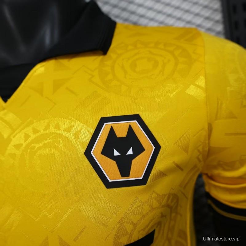 Player Version 25/26 Wolverhampton Wanderers Home Jersey