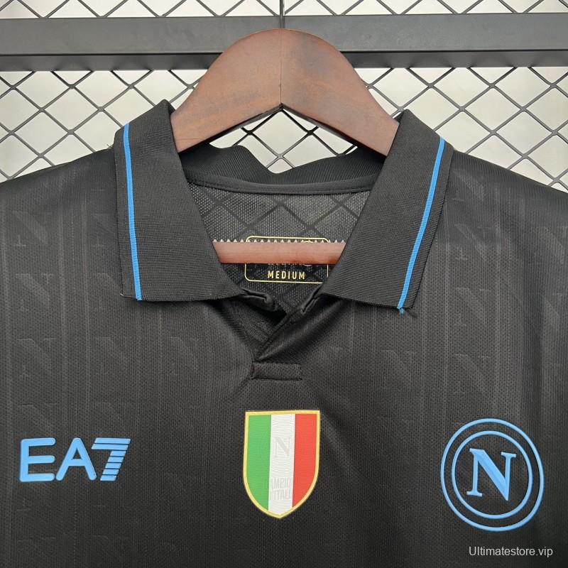 25/26 Napoli Third Black Jersey