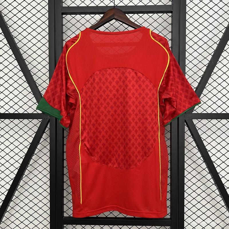 2004 Retro Portugal Home Jersey