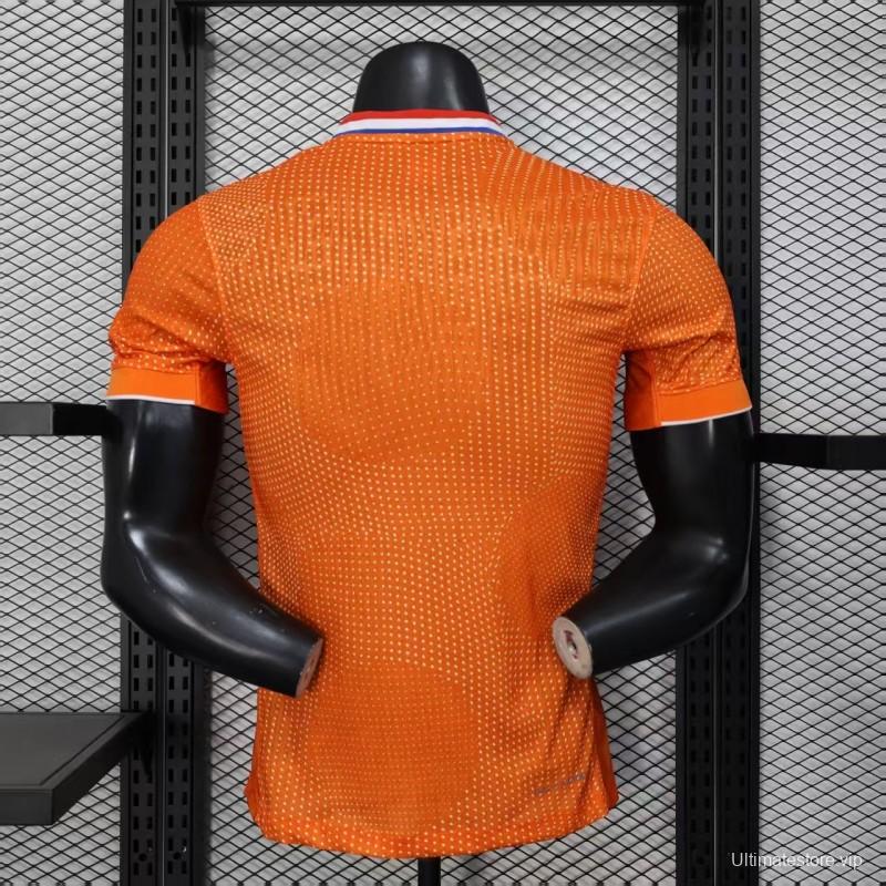 Player Version 2025 Netherlands Home Jersey