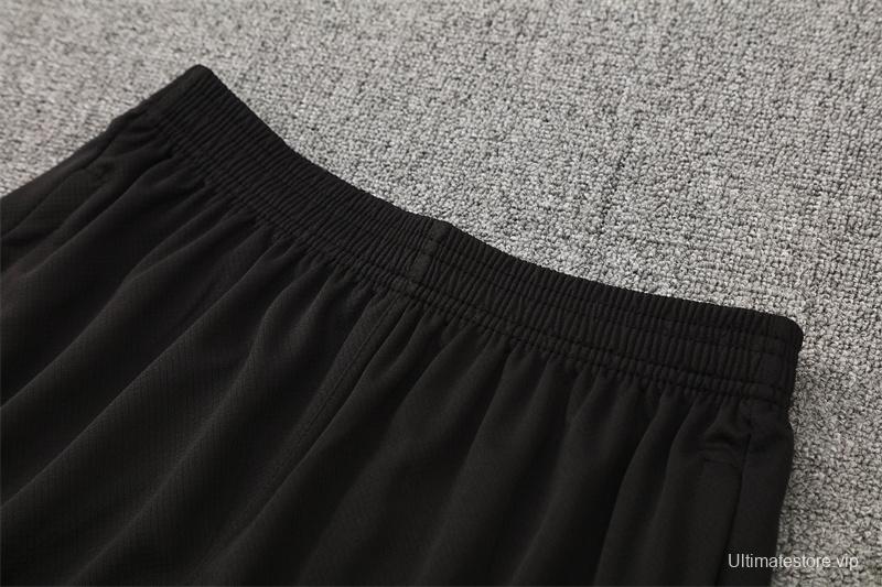 25/26 PSG Black T90 with XS Short Sleeve+Soccer Shorts