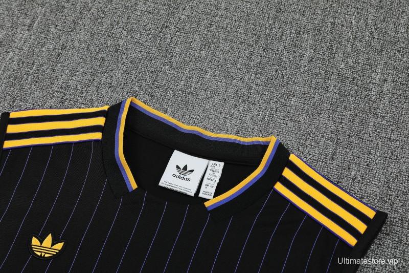 25/26 Manchester United Adidas Original Wine Vest Jersey+Shorts