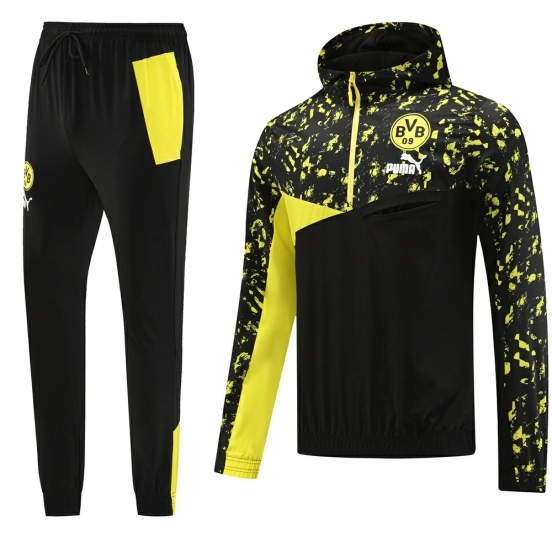 Borussia Dortmund Half Zipper Jacket+Long Pants S-2XL