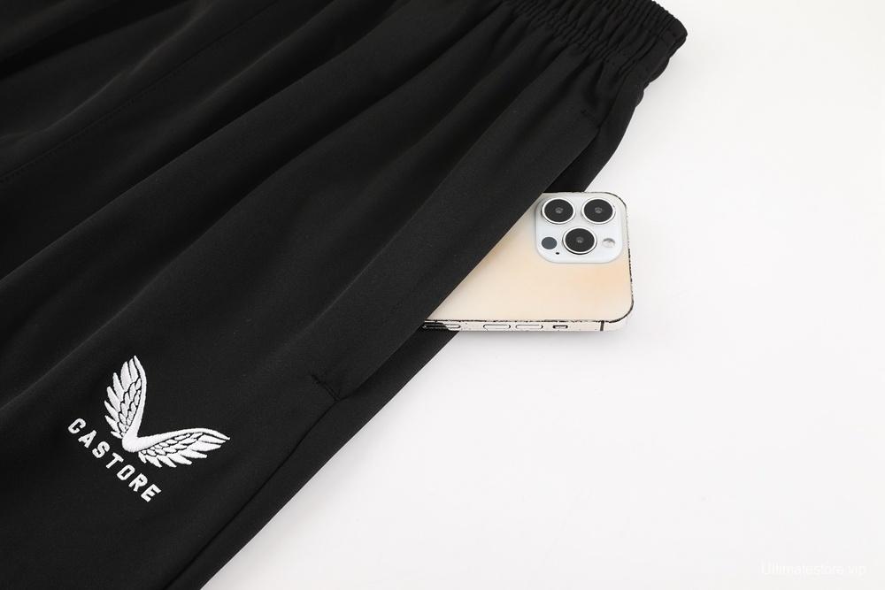 23/24 Newcastle Black S-2XL Half Zipper Jacket+Long Pants