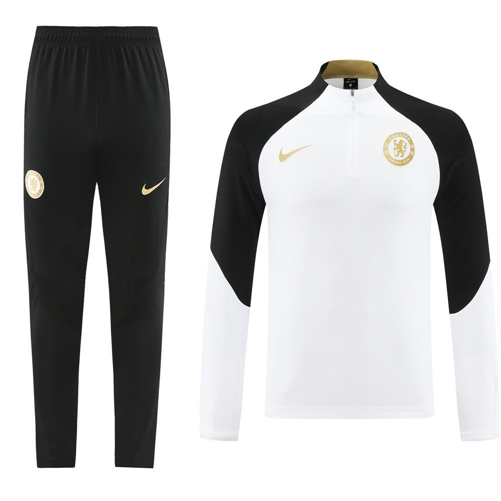 25/26 Chelsea White Half Zipper Jacket+Long Pants