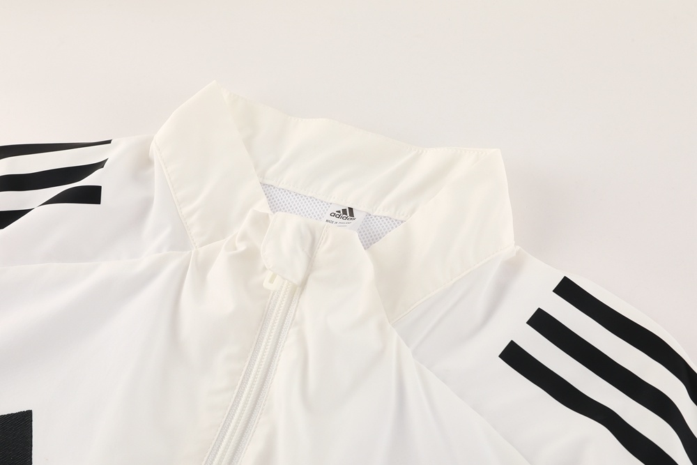 25/26 Manchester United White S-3XL Half Zipper Jacket+Long Pants