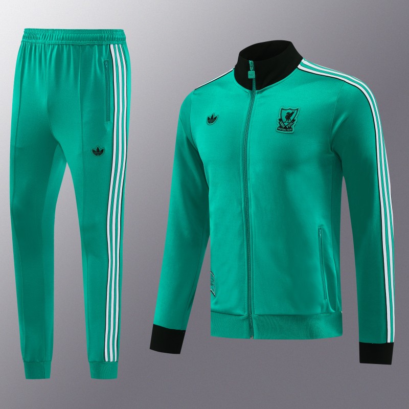 25/26 Liverpool Green Full Zipper Jacket +Long Pants