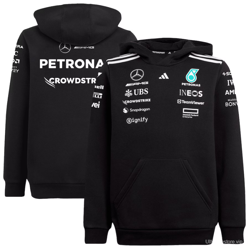 2026 F1 Mercedes-AMG Petronas F1 Team Black Hoodie