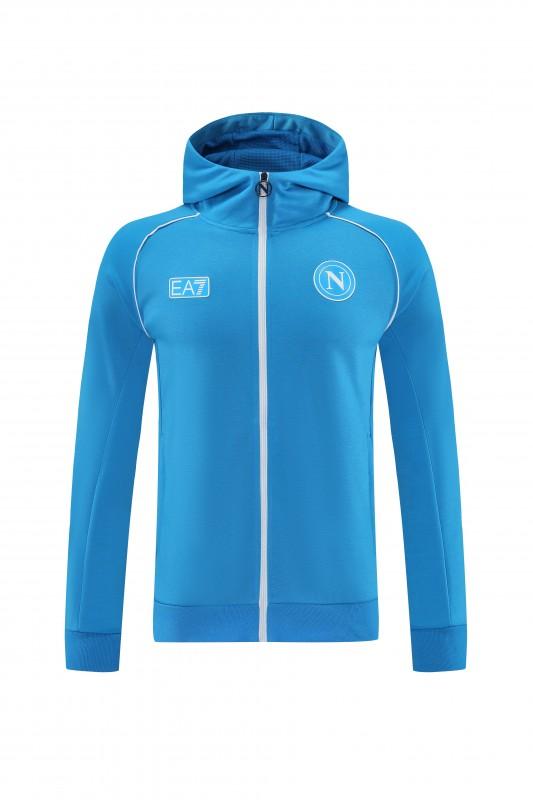 25/26  Napoli Sky Blue  Full zipper Jacket Tracksuit+ long pants