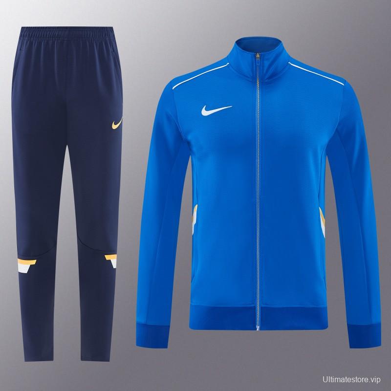 2026 NIKE Blue Full Zipper Jacket + Long Pants