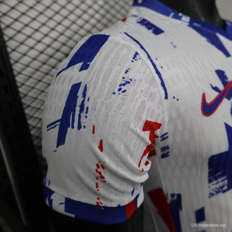 2026 Player Version France White with Blue and Red Brushstrokes
Special Edition Jersey