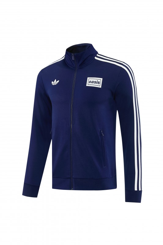 2026 Adidas Navy Blue Full Zipper Jacket + Long Pants