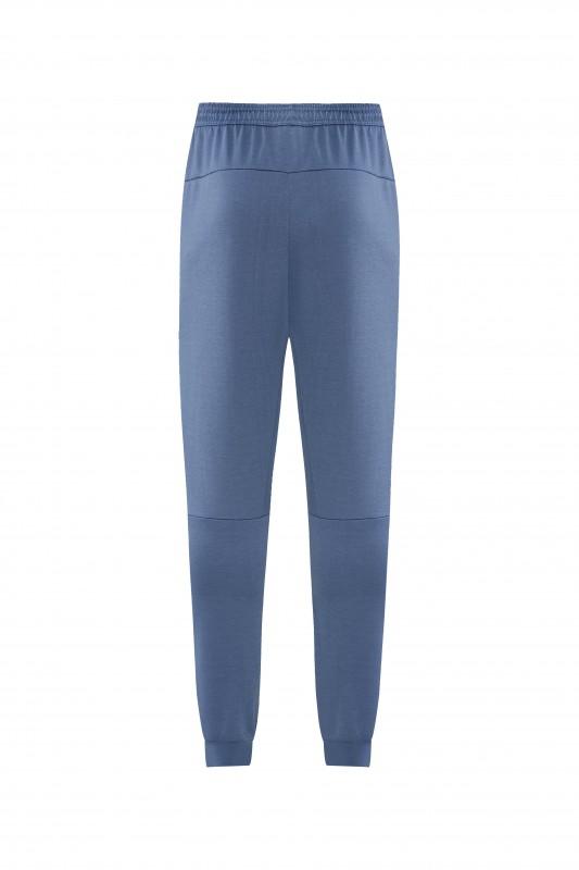 26/27  Paris Saint-Germain Steel Blue Full Zipper Hooded Jacket Tracksuit + Long Pants