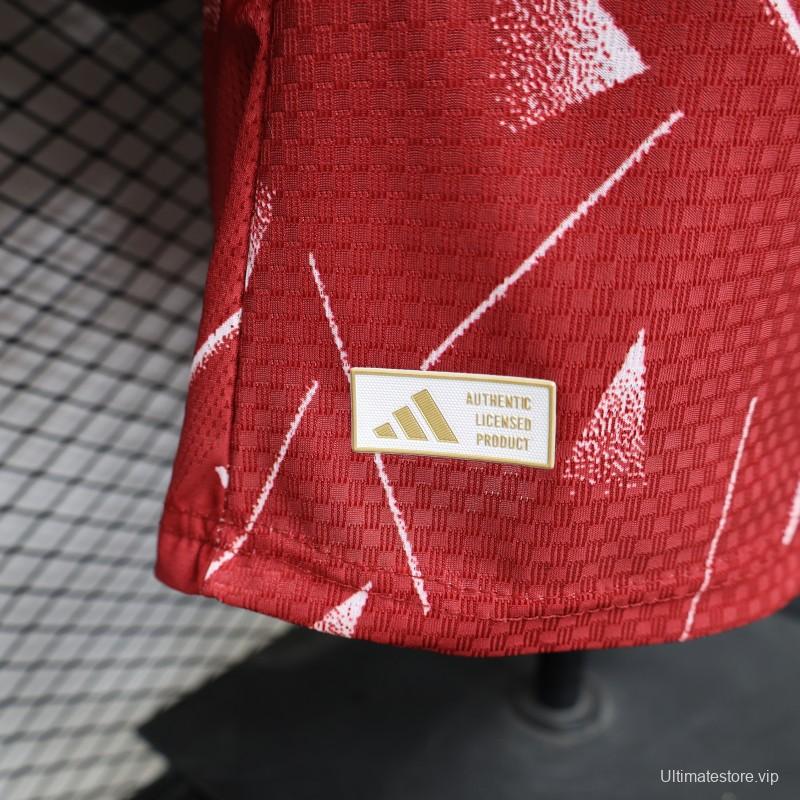 Player Version 26/27 Liverpool Red with Geometric Shatter Pattern Home Special Edition Jersey