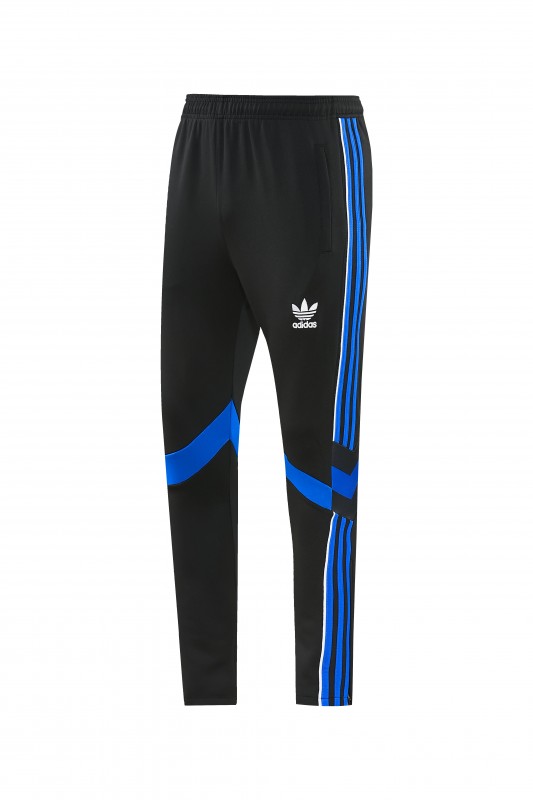 2026/27 Adidas Originals Black & Royal Blue Full Zipper Jacket Tracksuit + Long Pants
