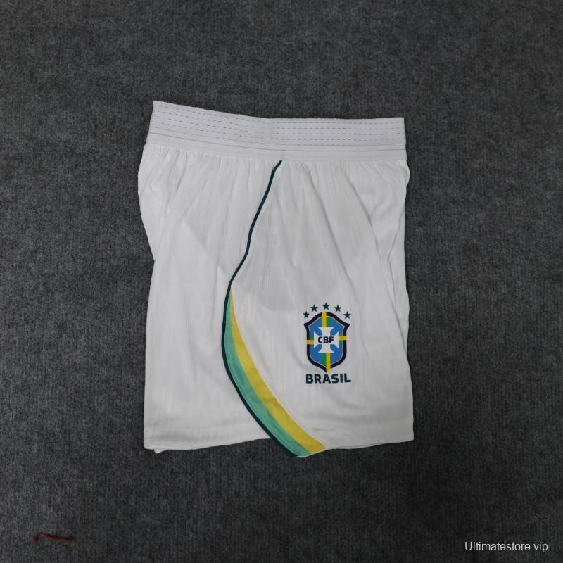 Player Version 26/27 Brazil Home White Shorts
