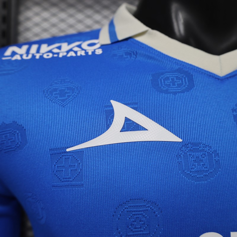 Player Version 26/27 Cruz Azul Home  Long Sleeve Blue Jersey