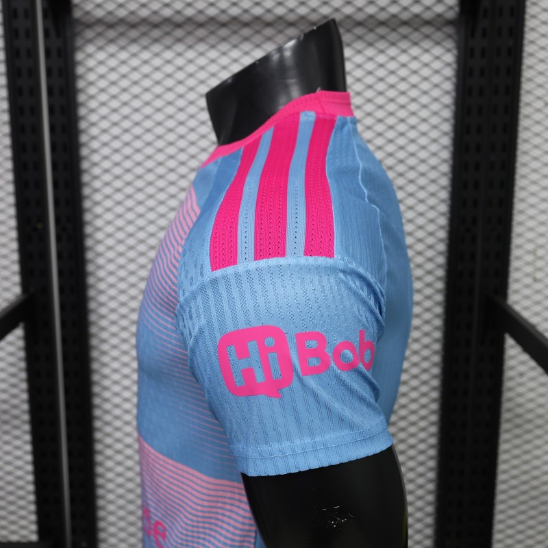Player Version 26/27 Fulham FC Third Blue Pink Jersey