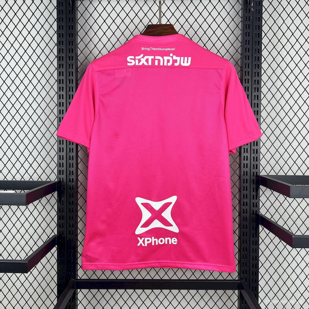 2025/26 Mens Hapoel Tel Aviv Pink October Jersey
