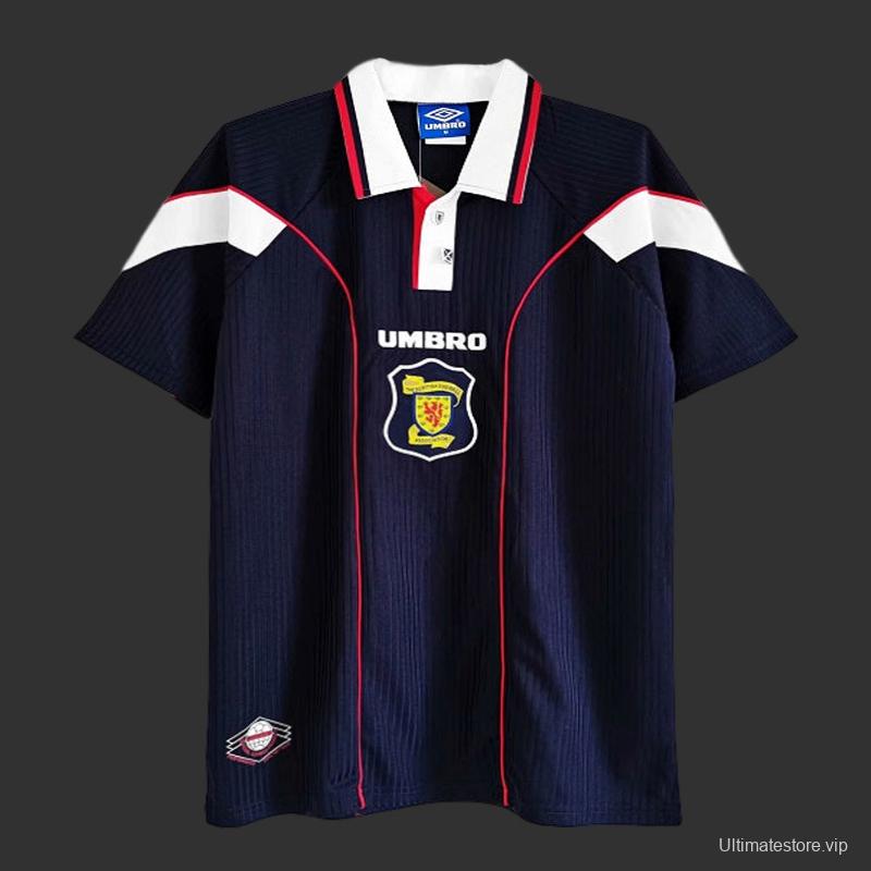 Retro 96/98 Scotland Home Jersey