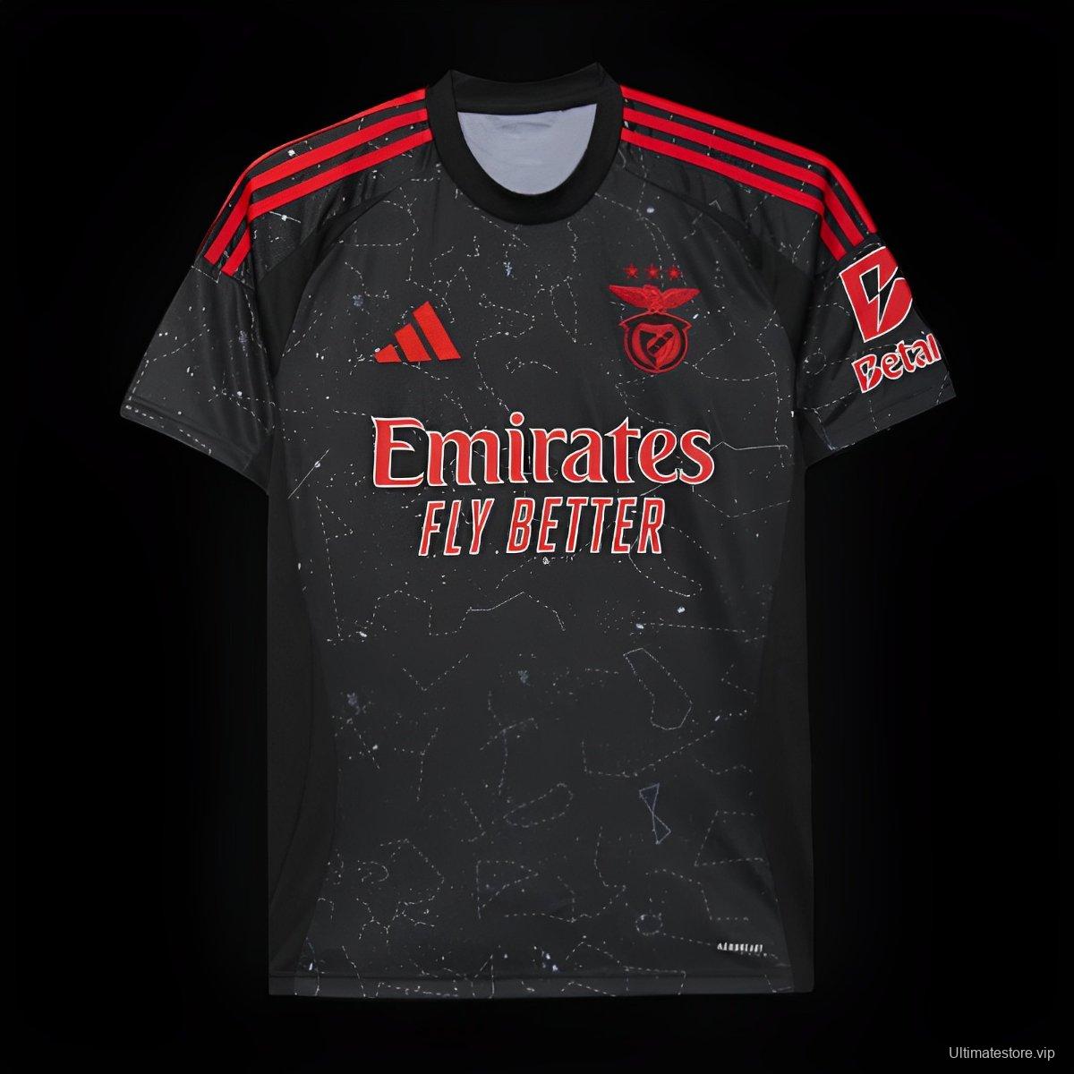 24/25 Benfica Away Black Jersey