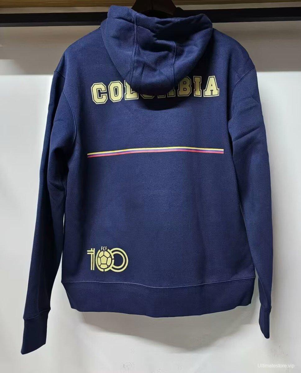 2024 Colombia 100Th Anniversary Sherpa-lined Hoodie 5 Color