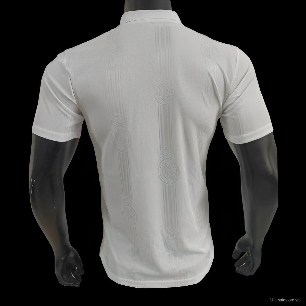 Player Version 24/25 Real Madrid White Polo Jersey