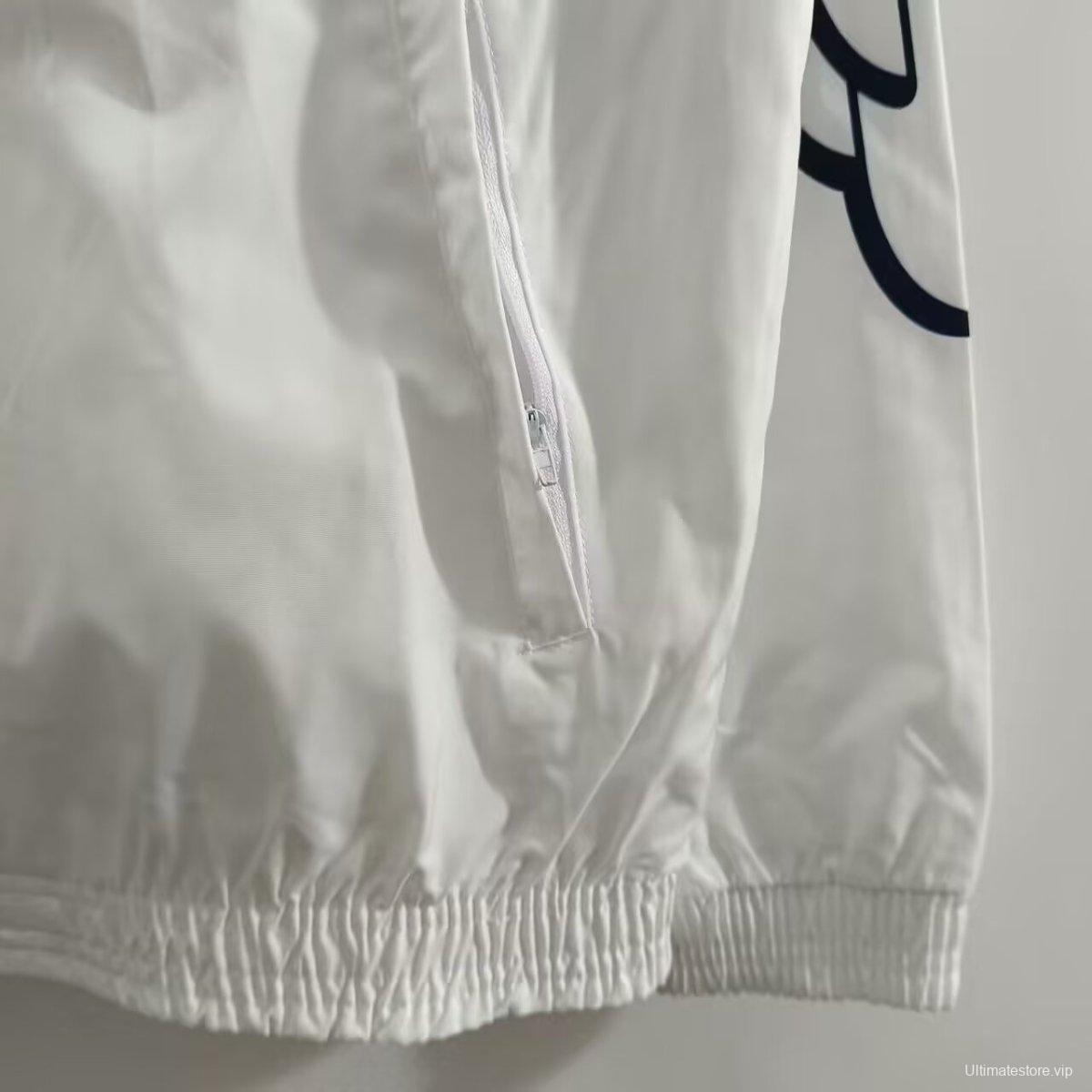 24/25 PSG White Windbreaker