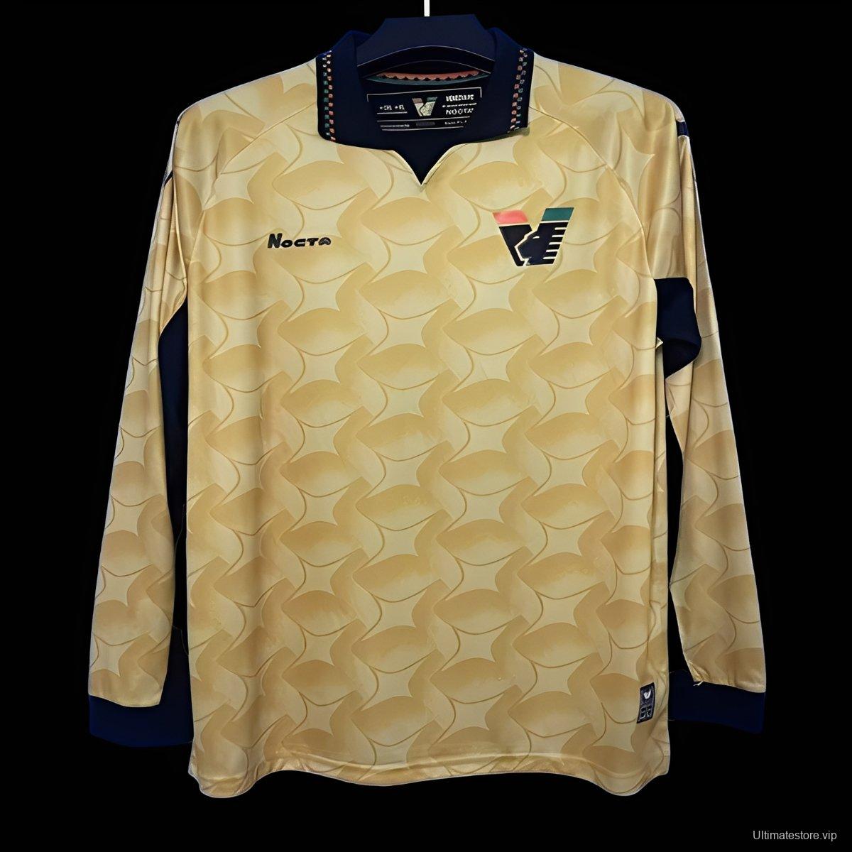 25/26 Venezia Golden Goalkeeper Long Sleeve Jersey