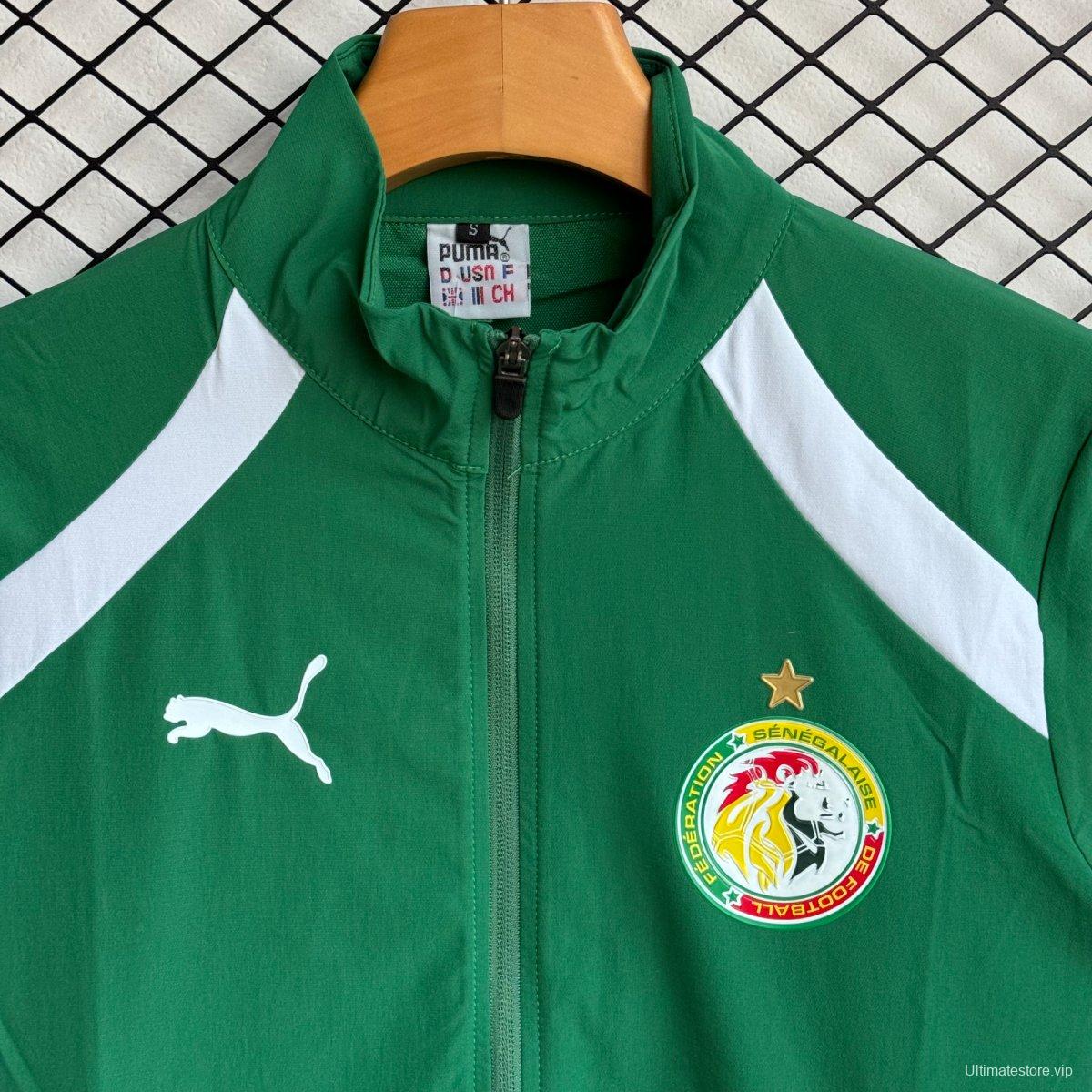 25/26 Algeria Green Full Zipper Windbreaker + Long Pants