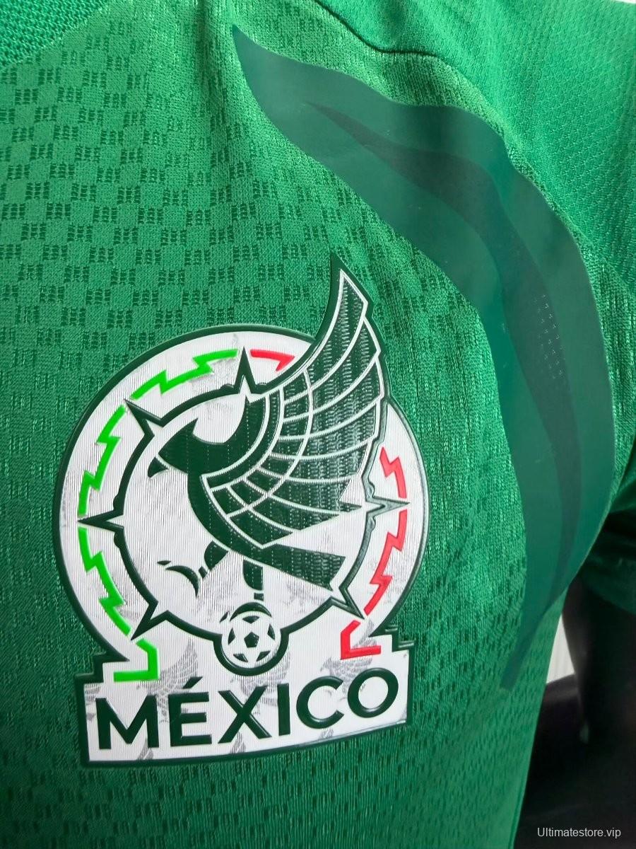 Player Version 2026 Mexico Green Training Pre-Match Jersey
