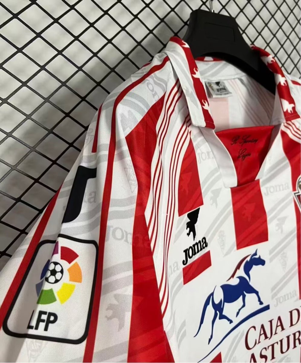Retro 95/96 Sporting Gijon Home Jersey