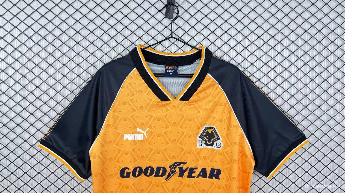 Retro 96/98 Wolverhampton Wanderers Home Jersey