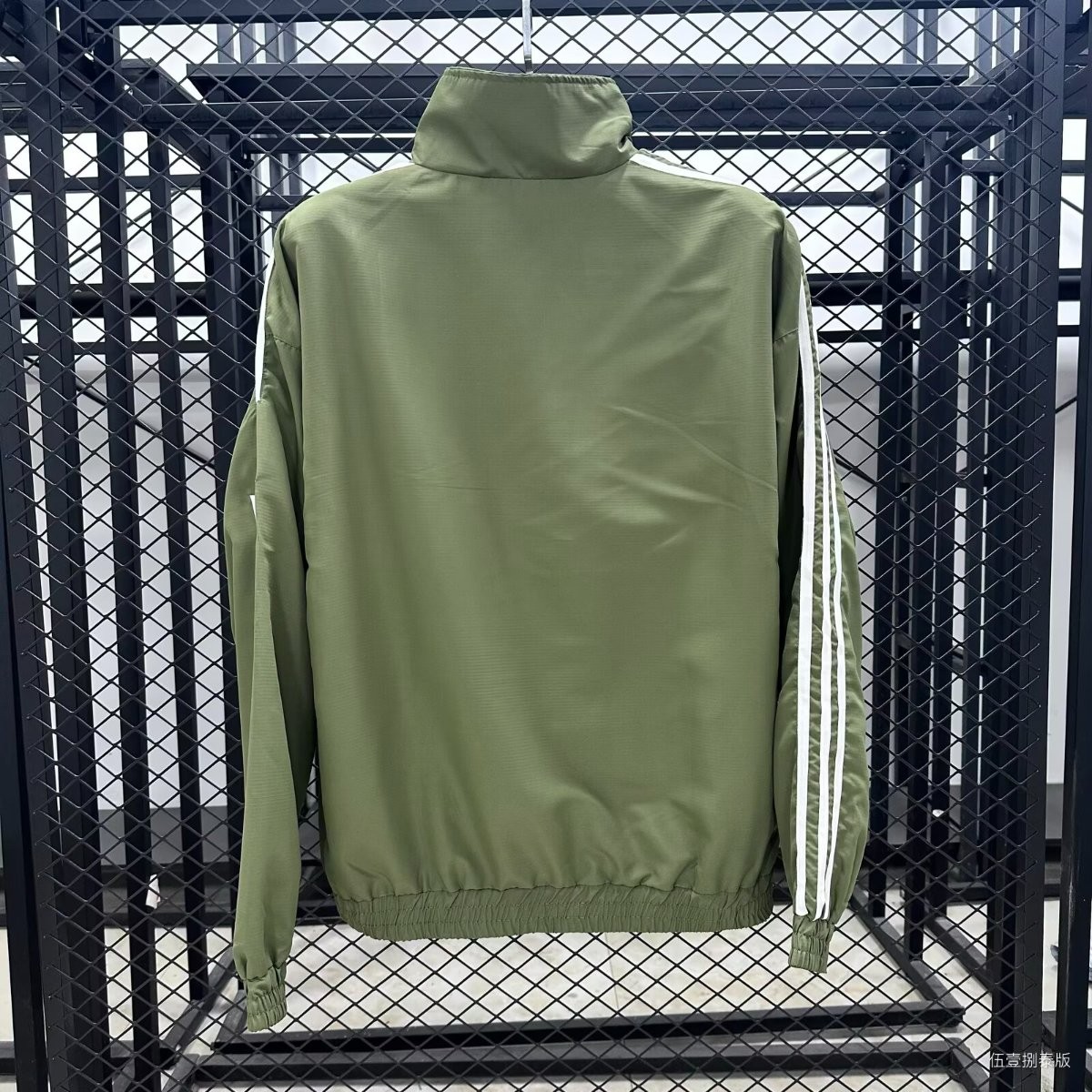 2026 Adidas Green Full Zipper Windbreaker