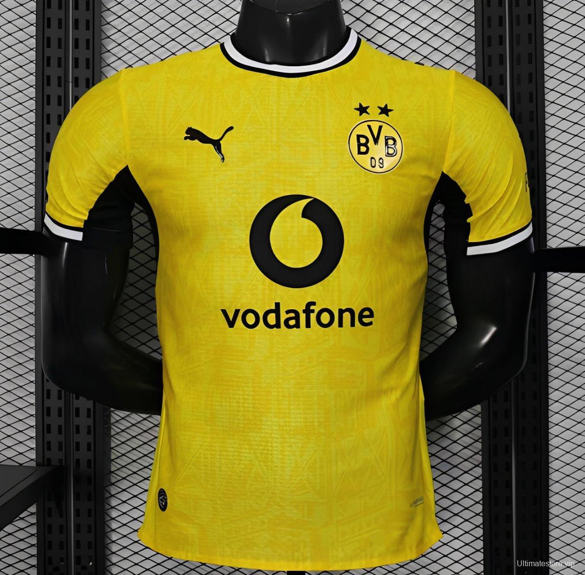 25/26 Player Version Borussia Dortmund Yellow with Black Trim Cup Jersey