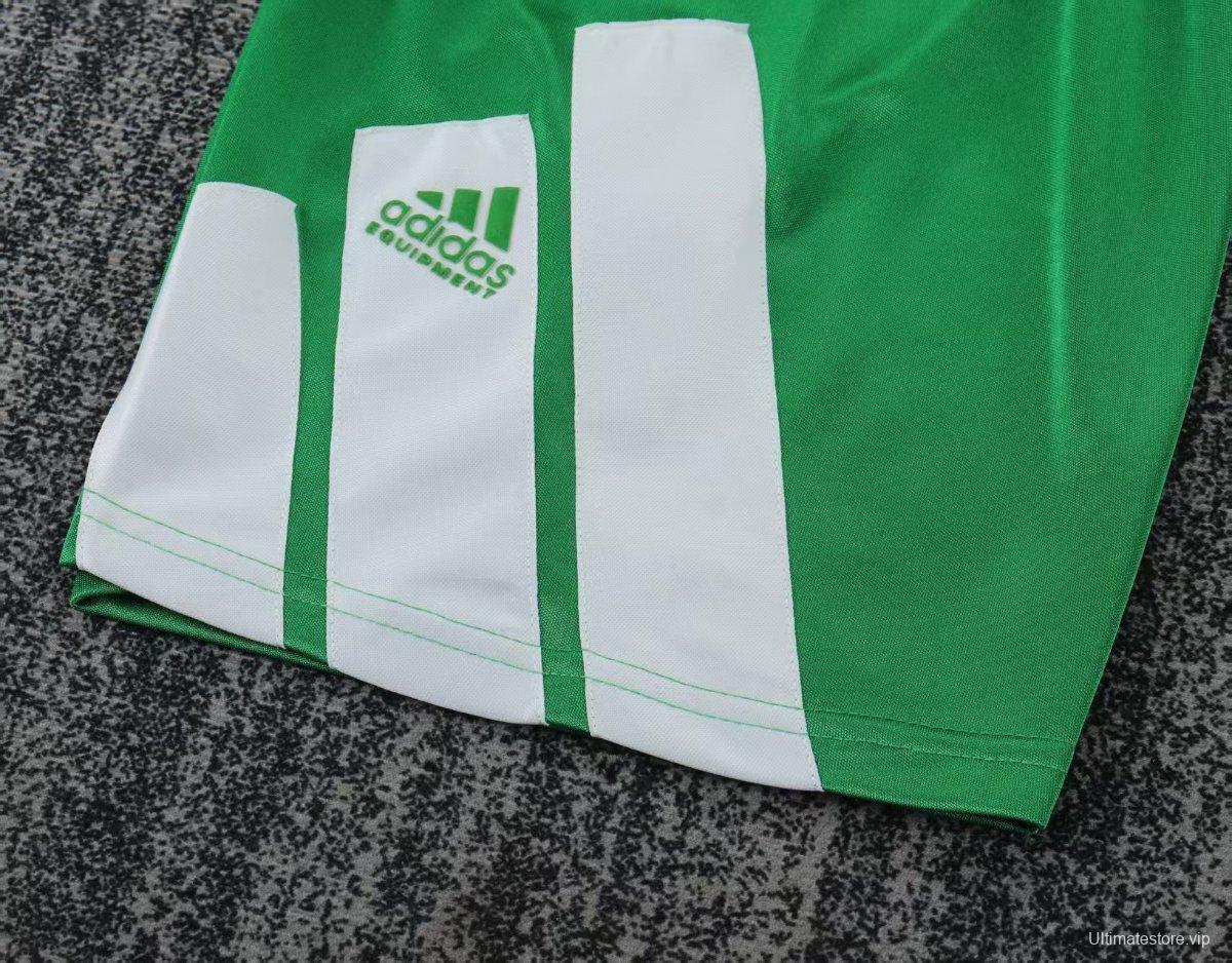 Retro 92/93 Kids Liverpool Away Green Jersey