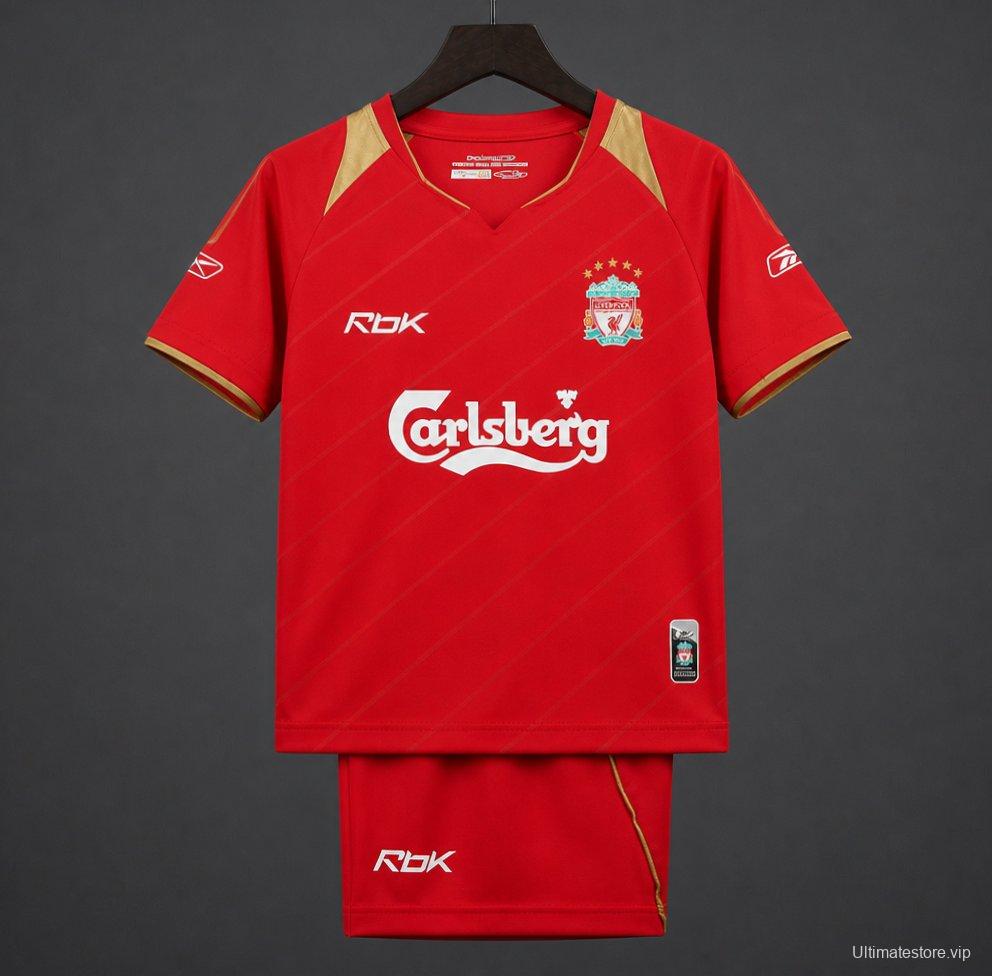 Retro Kids 05/06 Liverpool Home Jersey
