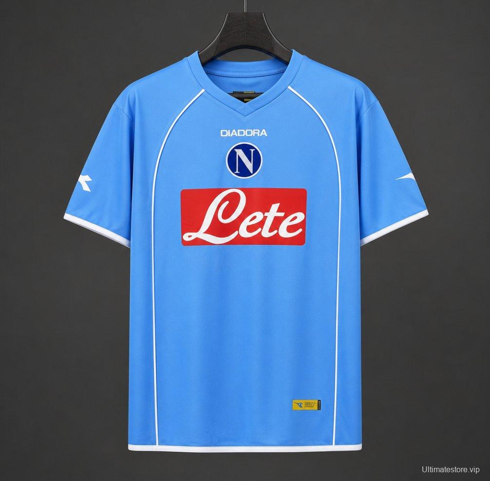 Retro 06/07 Napoli Home Sky Blue Jersey