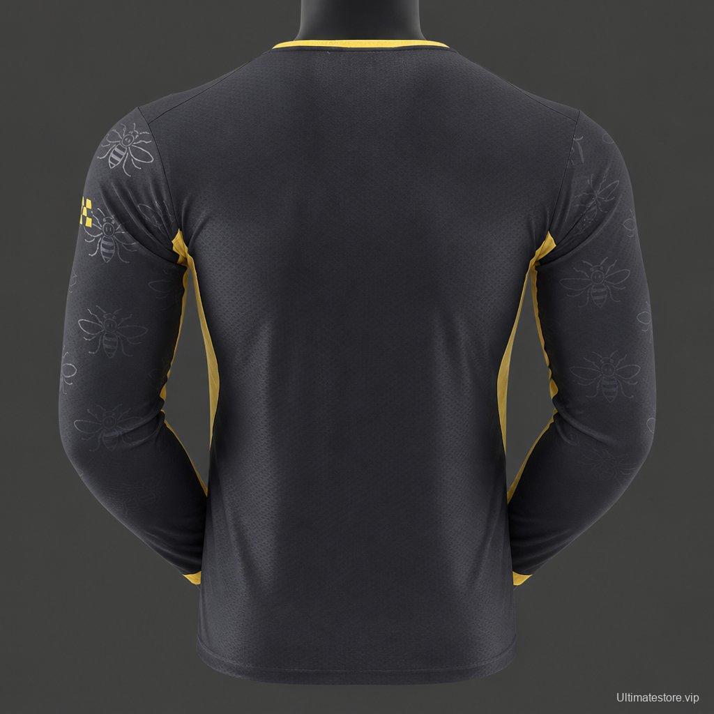 Player Version 26/27 Manchester City Away Black Long Sleeve Jersey