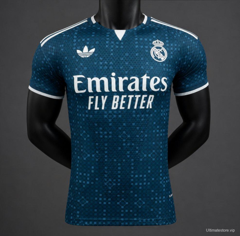 Player Version 26/27 Real Madrid Teal Away Jersey