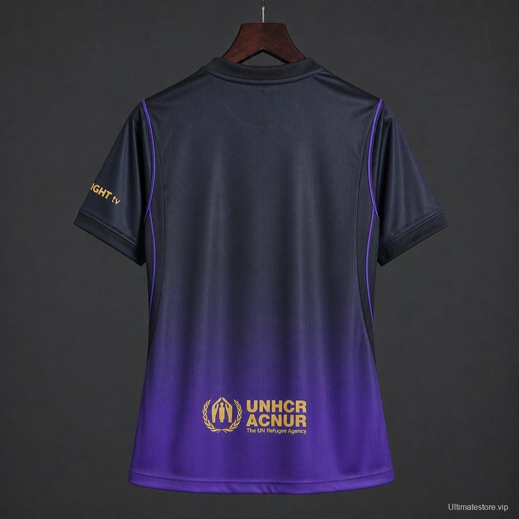 26/27 Women  Barcelona Away  Purple Jersey
