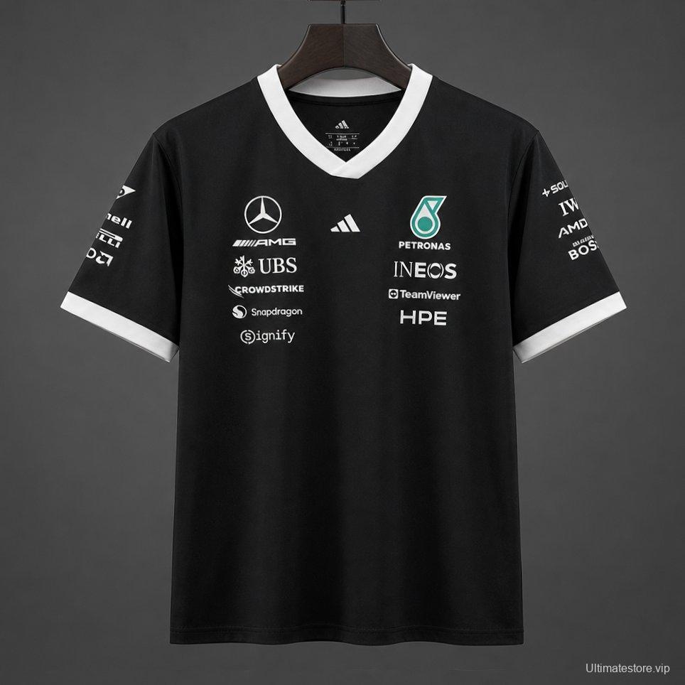 2026 F1 Mercedes-AMG Petronas F1 Team Black Training Jersey