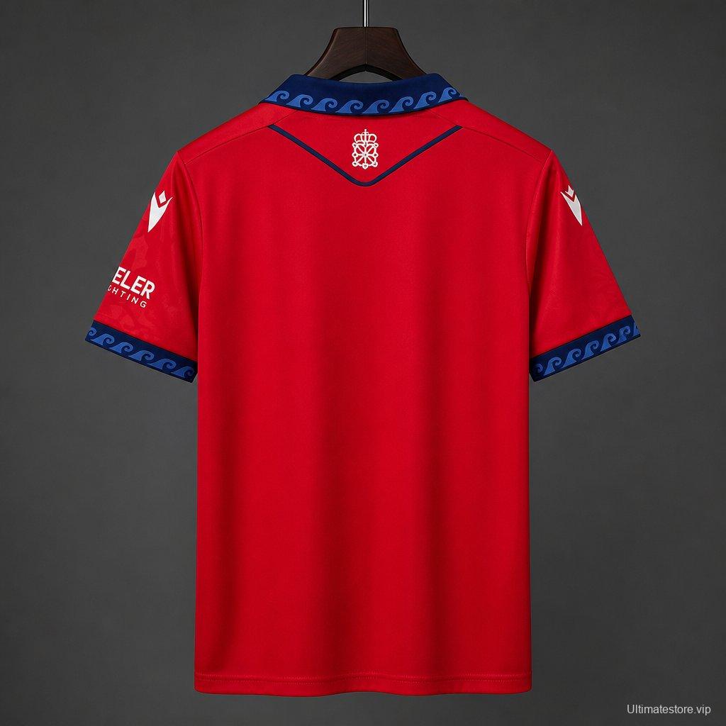 26/27 CA Osa home Red  jersey