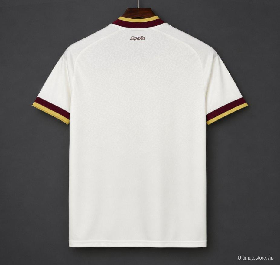 2 Star 2026 Spain Away White Jersey With Champion Patch